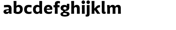 Tikal Sans Black Font LOWERCASE