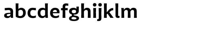 Tikal Sans Heavy Font LOWERCASE