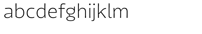 Tikal Sans Light Font LOWERCASE