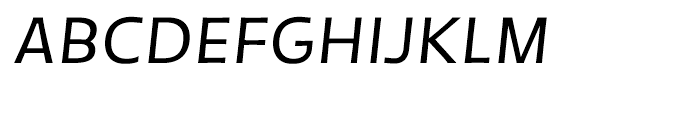 Tikal Sans SemiBold Italic Font UPPERCASE