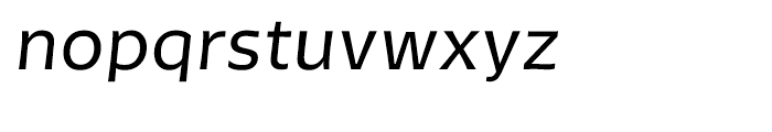 Tikal Sans SemiBold Italic Font LOWERCASE