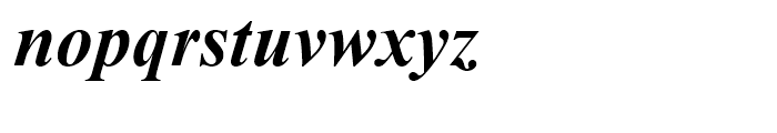 Times New Roman CE Bold Italic Font LOWERCASE