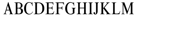 Times New Roman Condensed Font UPPERCASE