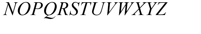 Times New Roman Cyrillic Inclined Font UPPERCASE