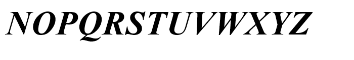 Times New Roman OS Bold Italic Font UPPERCASE