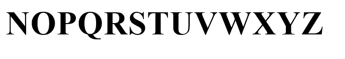 Times New Roman OS Bold Font UPPERCASE