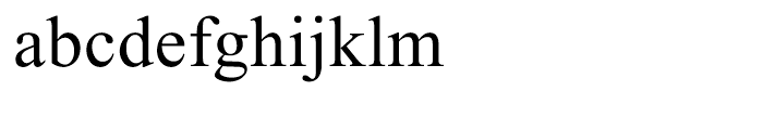 Times New Roman PS Greek Regular Font LOWERCASE
