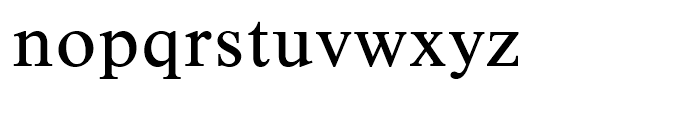 Times New Roman Seven Font LOWERCASE