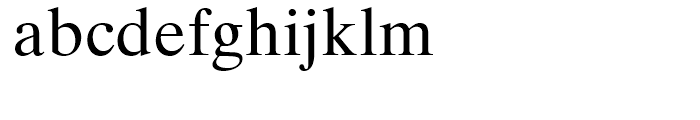 Times Ten Cyrillic Upright Font LOWERCASE