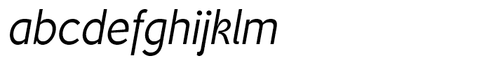 Tip Light Italic Font LOWERCASE