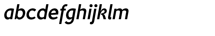 Tip Medium Italic Font LOWERCASE
