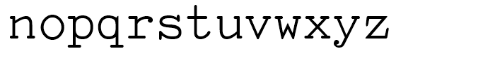 Tired Of Courier Regular Font LOWERCASE