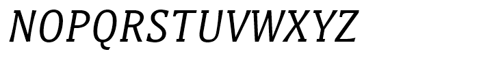 Titla Brus Condensed Book Italic Font UPPERCASE