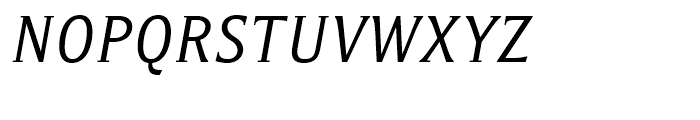 Titla Condensed Book Italic Font UPPERCASE