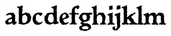 Ticonderoga Regular Font LOWERCASE