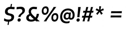 Tikal Sans  Bold Italic Font OTHER CHARS