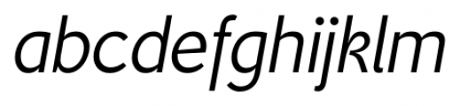 Tip Light Italic Font LOWERCASE