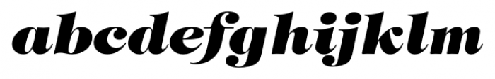 Tipton Heavy Italic Font LOWERCASE