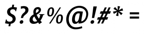 Titla Alt Condensed Medium Italic Font OTHER CHARS