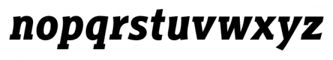 Titla Brus Condensed Bold Italic Font LOWERCASE
