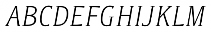 Titla Condensed Light Italic Font UPPERCASE