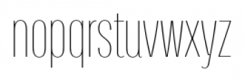 Titular Thin Font LOWERCASE