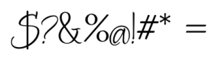 Tiva Regular Font OTHER CHARS