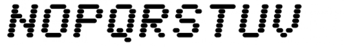 Tickee ExtraBold Oblique Font UPPERCASE