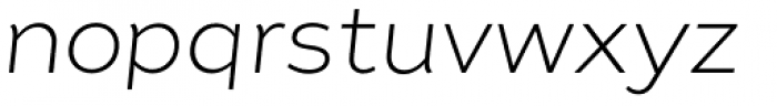 Tide Sans 200 Lil Mondo Italic Font LOWERCASE