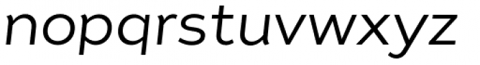 Tide Sans 300 Lil Kahuna Italic Font LOWERCASE