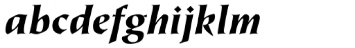 Tiepolo Black Italic Font LOWERCASE