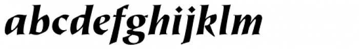 Tiepolo Std Black Italic Font LOWERCASE