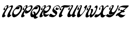 Tifaland Italic Font UPPERCASE