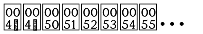 Tifinagh One Medium Font UPPERCASE