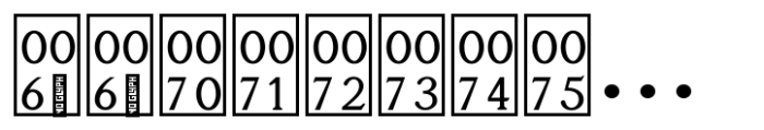 Tifinagh One Medium Font LOWERCASE