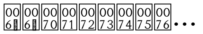 Tifinagh One Regular Font LOWERCASE