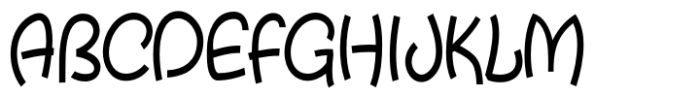 Tiggly Wiggly Regular Font UPPERCASE