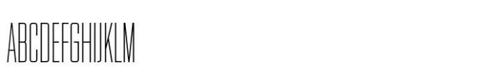 Tighten -Extra Light Font UPPERCASE