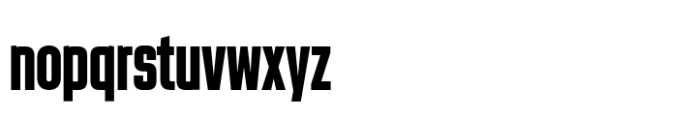 Tighten -Heavy Font LOWERCASE