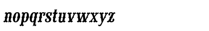 Tijuana Taco Italic Font LOWERCASE