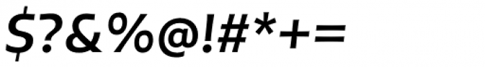 Tikal Sans Bold Italic Font OTHER CHARS