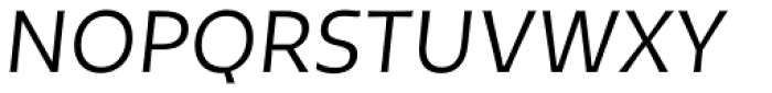 Tikal Sans Medium Italic Font UPPERCASE