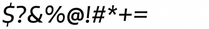 Tikal Sans SemiBold Italic Font OTHER CHARS