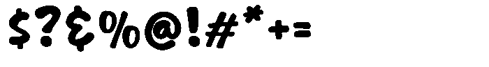 Tiki Bongo Font OTHER CHARS