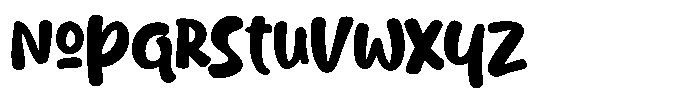 Tiki Bongo Font LOWERCASE
