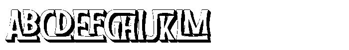 Tiki Tides Volume Font UPPERCASE