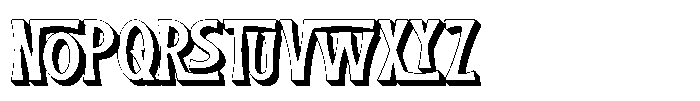 Tiki Tides Volume Font UPPERCASE