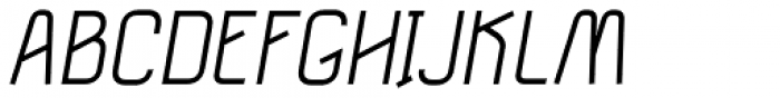 Tilda Light Italic Font UPPERCASE