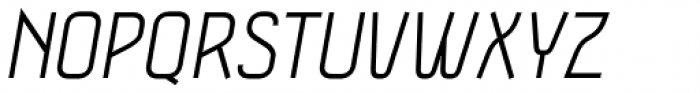 Tilda Light Italic Font UPPERCASE