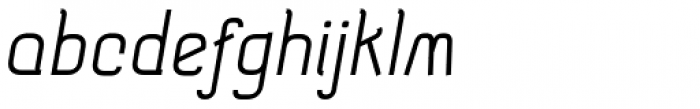 Tilda Light Italic Font LOWERCASE